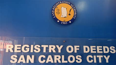 registry of deeds san carlos city pangasinan|San Carlos City .